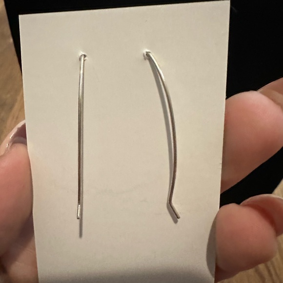 Silver Pearl Earrings - Picture 4 of 5